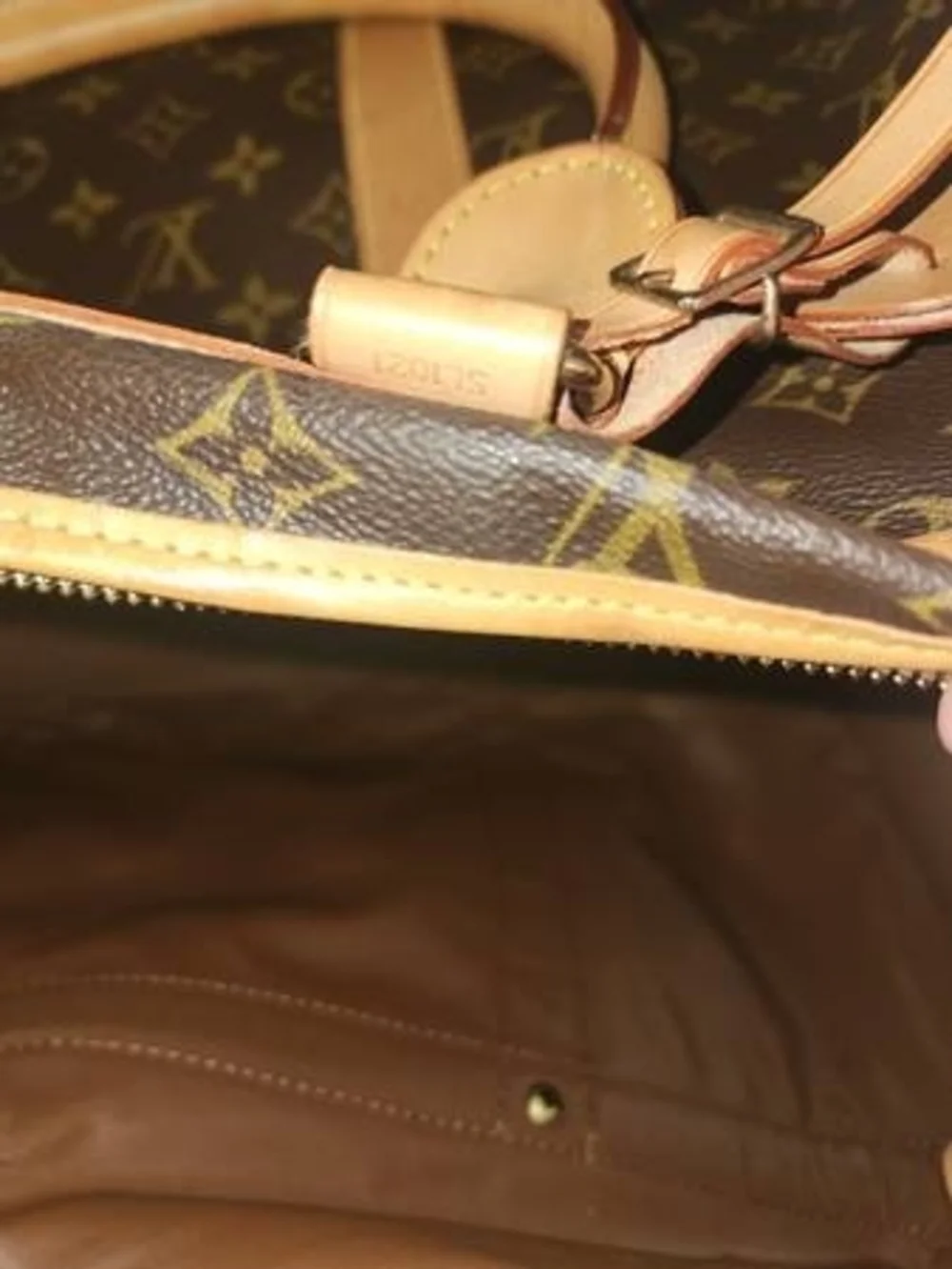 Louis Vuitton Brown Monogram Pet Carrier with Tan Trim